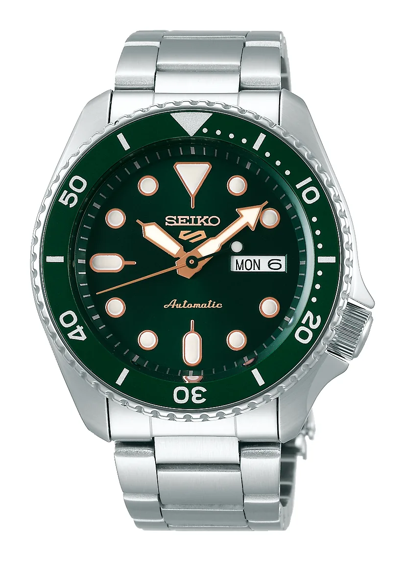 Seiko 5 Sports Automatic, Green Dial (SRPD63K1) (official image: Seiko)